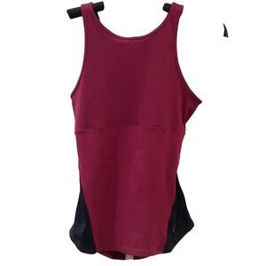 Nike Yoga Dri Fit Slim Fit Training Open Back Tank Top Medium DR0374-549 Pink